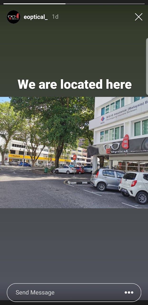 Photo of E Optical — optical shop in Sibu, by Evelyn Phang · Google